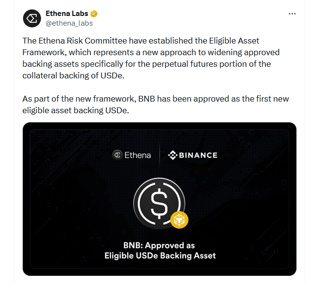 11,8 Milyar Dolarlık USDe Stablecoin'i XRP'yi Teminat Varlığı Olarak Seçti