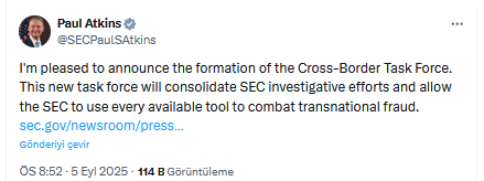 ABD SEC, Uluslararası Kripto Dolandırıcılığına Karşı Yeni Görev Gücü Kurdu