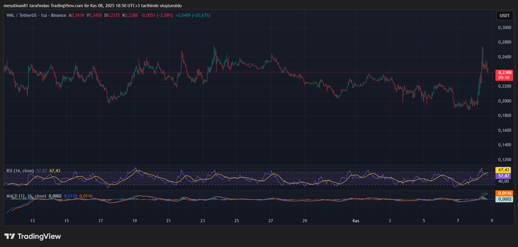 Altcoin Walrus (WAL) Yüzde 20 Sıçradı: İşte Kritik Savunma Hattı