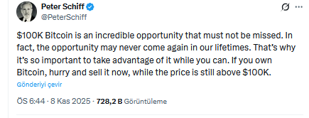 Altın Savunucusu Peter Schiff’ten Bitcoin Uyarısı