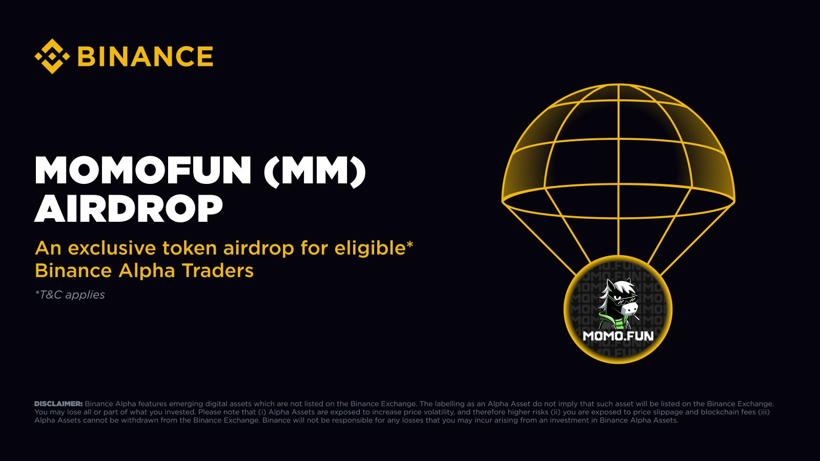 Binance, MOMOFUN (MM) Altcoin'ini Listeliyor: Airdrop Ayrıntıları Yakında