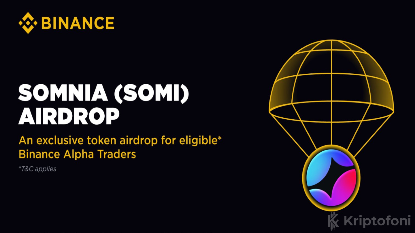 Binance, Yeni L1 Blockchain Projesi Somnia (SOMI)'yı Listeliyor ve Airdrop Duyurusu Yapıyor