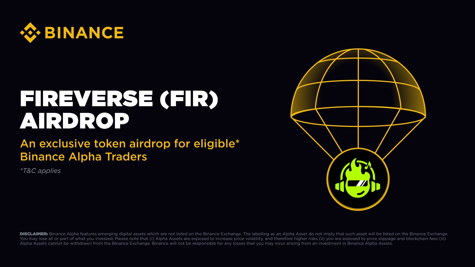 Binance’ten Yeni Listeleme ve Airdrop Duyurusu: Altcoin Fireverse (FIR) Dağıtılacak