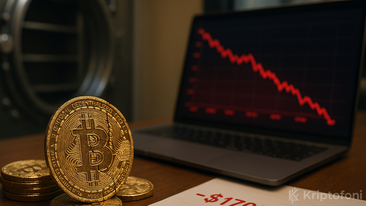 Bitcoin Hazinelerinde Ağır Bilanço: Zarar 17 Milyar Doları Buldu