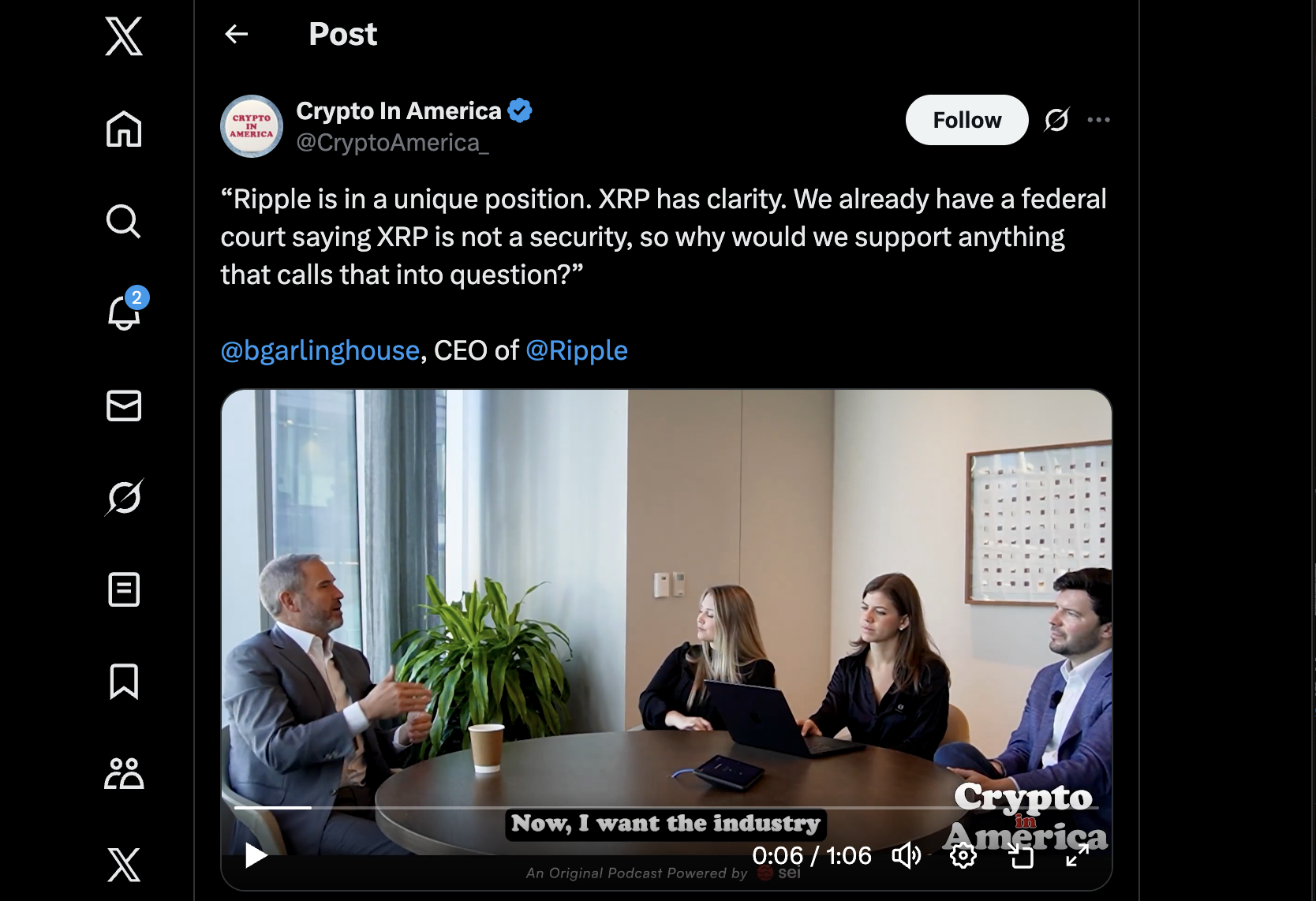 Brad Garlinghouse: Ripple XRP’nin Açıklığını Tehdit Eden Yasaları Desteklemeyecek