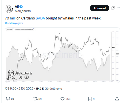 Cardano Yeni Gelişmeyi Duyurdu: Altcoin ADA 15 Dolar Olur mu?