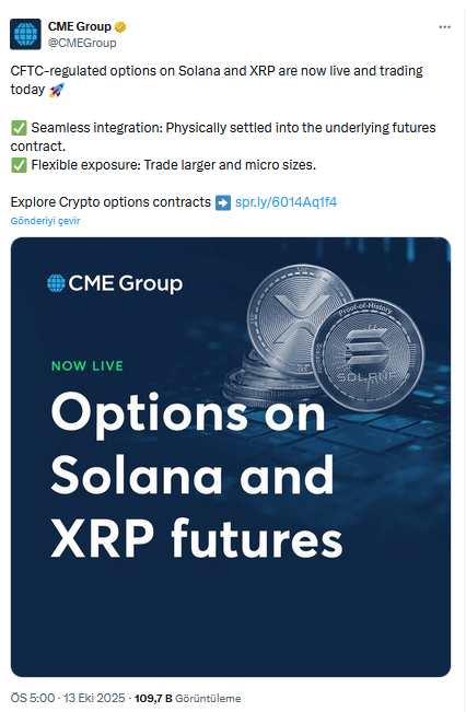 CME’den Gelen Haberle Solana ve XRP Yeni Bir Çağa Girdi: Artık Büyük Ligdeler