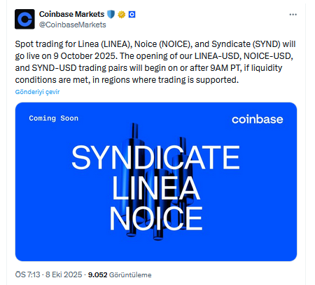 Coinbase Duyurdu: 3 Altcoin Listelenecek
