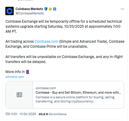 Coinbase’de Yeni Gelişme: Tarih 25 Ekim Olarak Açıklandı