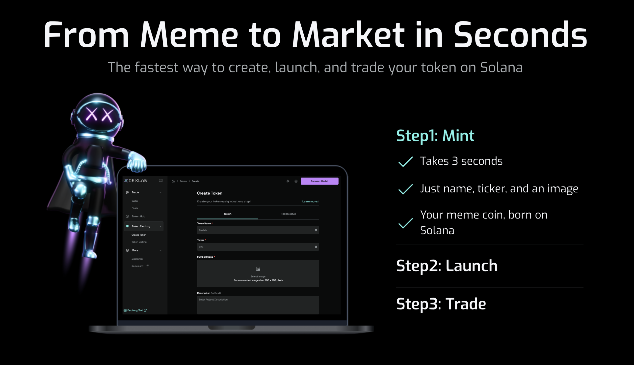 Dexlab (XLAB): Solana Ekosisteminde Kodsuz Token Oluşturma Platformu