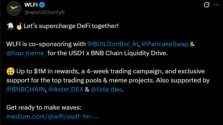 Dört Hafta, Tek Hedef! DeFi’de USD1 Egemenliği
