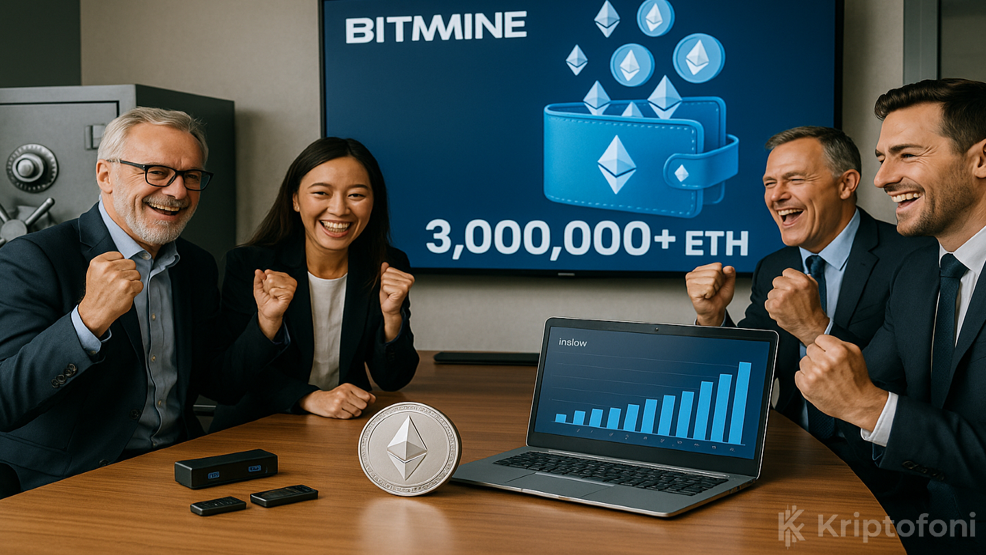 Ethereum Cüzdanını Dolduran BitMine’ın ETH Varlıkları 3 Milyon Eşiğini Aştı