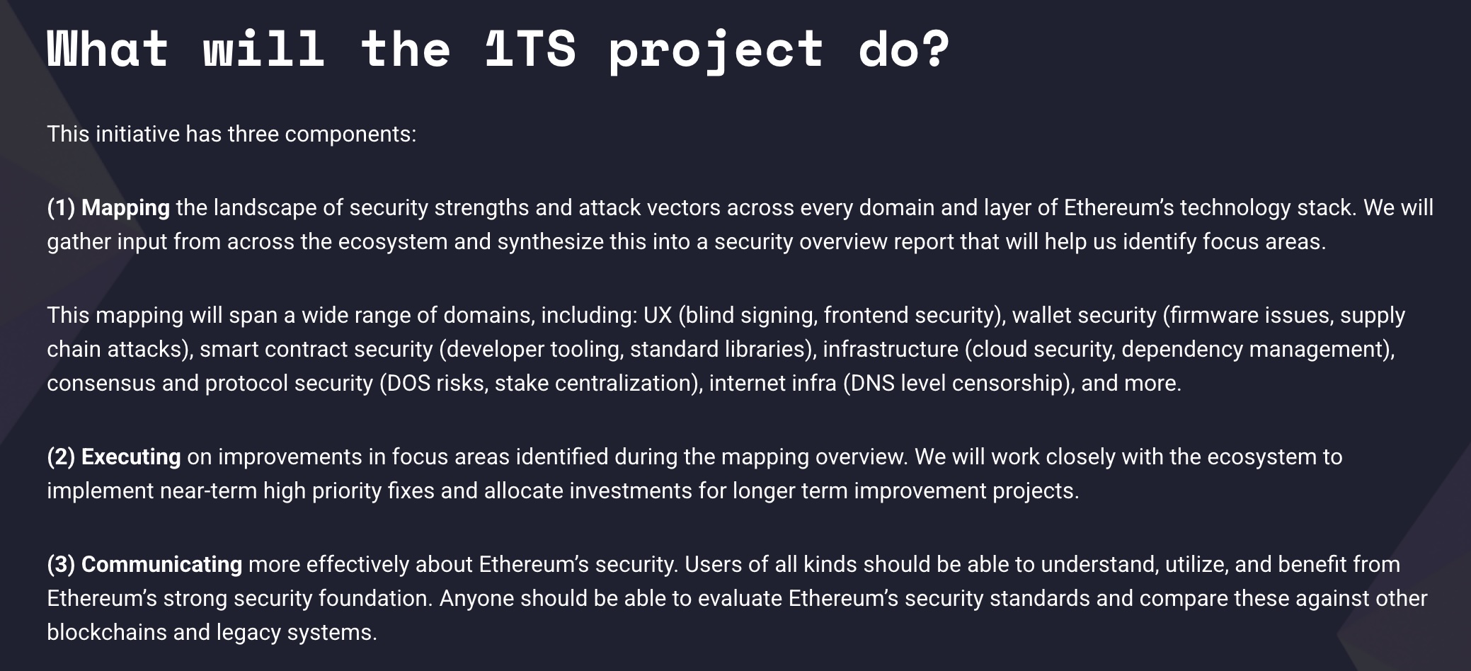 Ethereum, Trilyon Dolarlık Güvenlik Girişimi "1TS" ile Yeni Bir Çağa Adım Atıyor