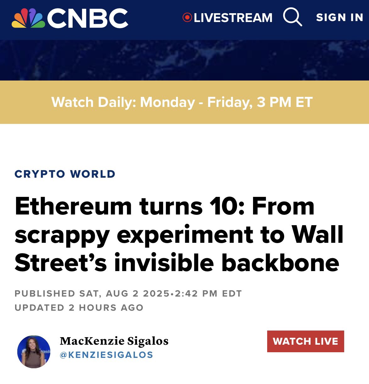 GENIUS Yasası Sonrası Ethereum'un Yükselişi: Circle ve Ripple'ın Gölgesinde Bir Dev Mi?