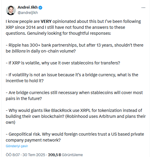 Kriptoda Yılın Diyaloğu: Ripple’ın Beyni XRP Hakkındaki En Zor Soruları Cevapladı