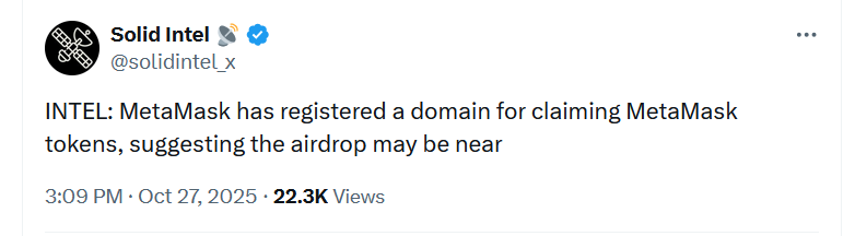 MetaMask Airdrop İçin Geri Sayım Başladı: Cüzdan Ekibi O Kritik Alanı Kaydetti