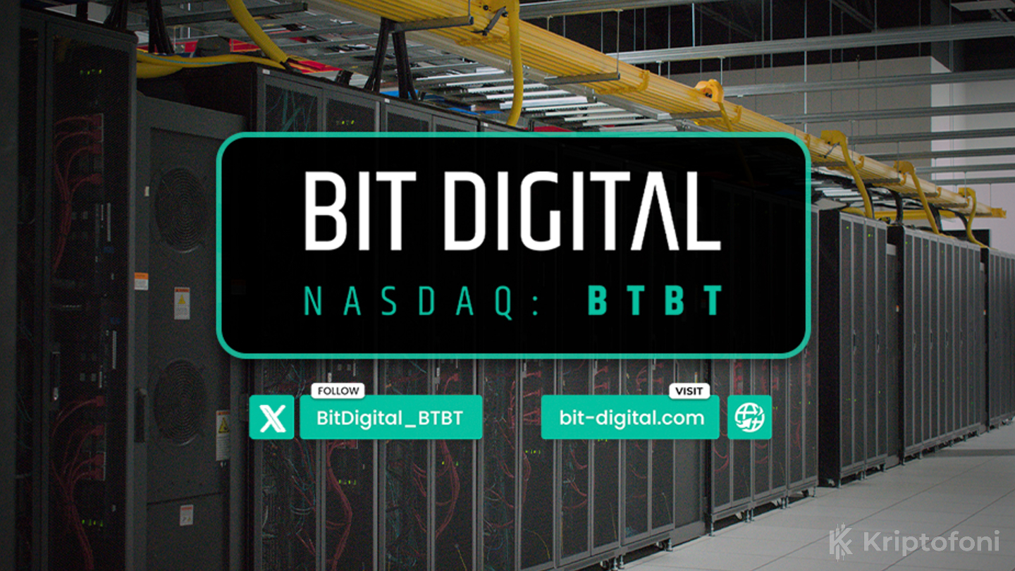 Nasdaq'ta İşlem Gören Bit Digital, Ethereum Hazinesini 163 Milyon Dolarla Destekliyor