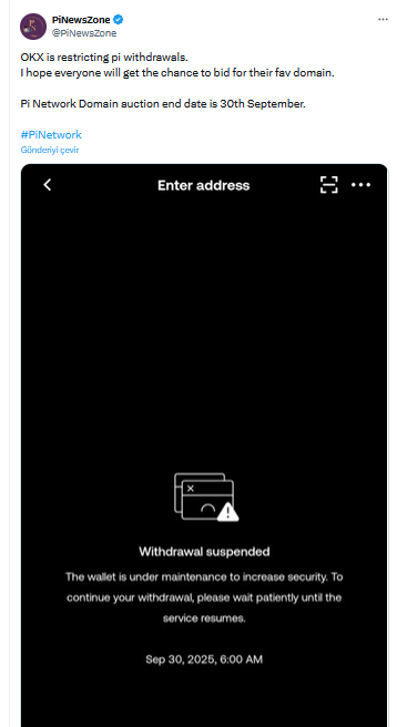 OKX’te Pi Coin Sorunu: İşlemlerin Kısıtlandığı İddiası