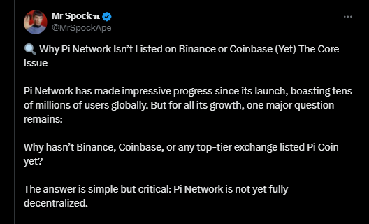 Pi Coin'in Binance Listelemesi: Merkeziyetçilik, Testnet Bağımlılığı ve Eksik Gerçek Dünya Kullanımı Engeli