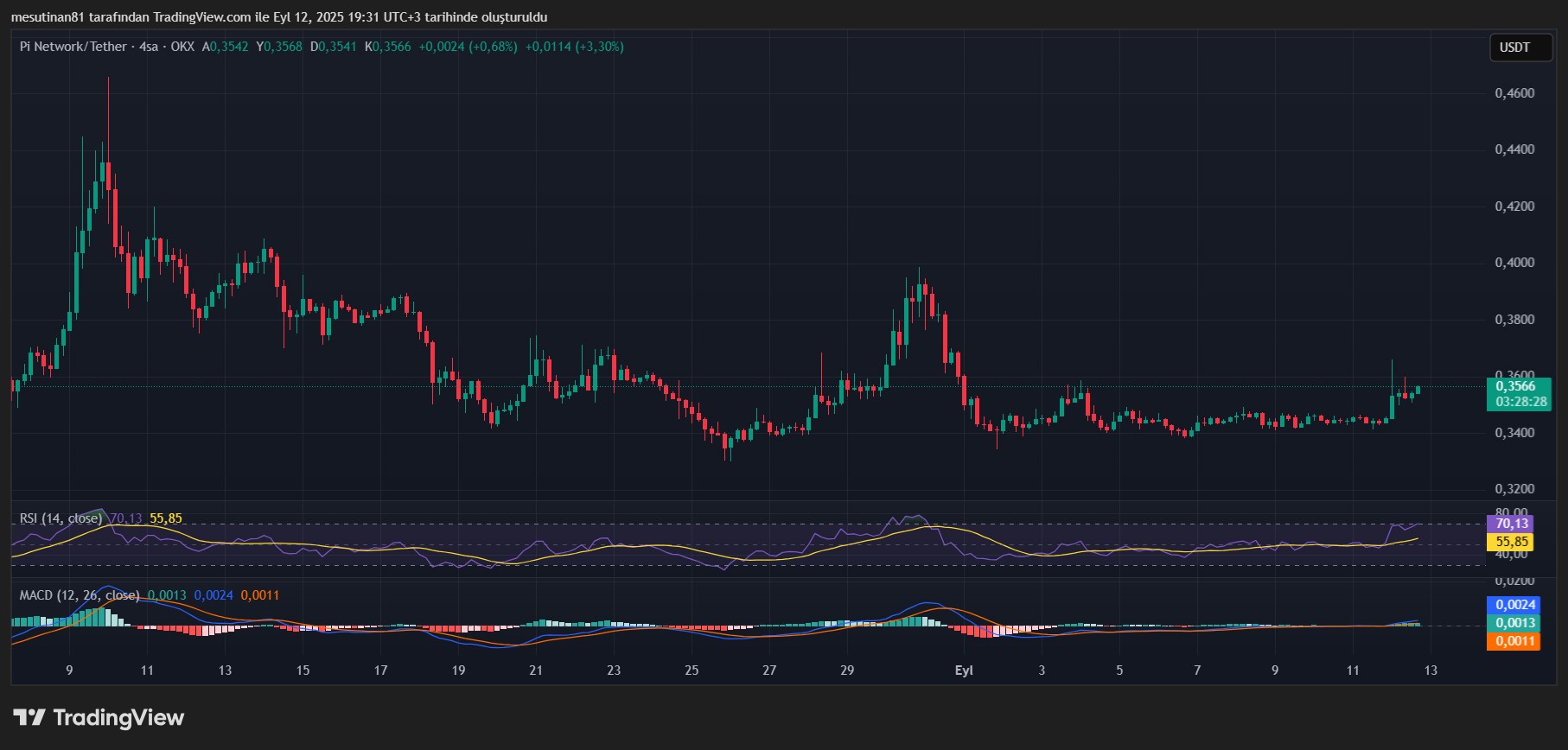 Pi Network Testnet Sürüm 20'yi Yayınladı: Fiyatlarda Kısıtlı Yükseliş