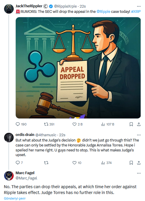 Ripple ve SEC Arasındaki Davada Yargıcın Rolüne Dair Önemli İddia