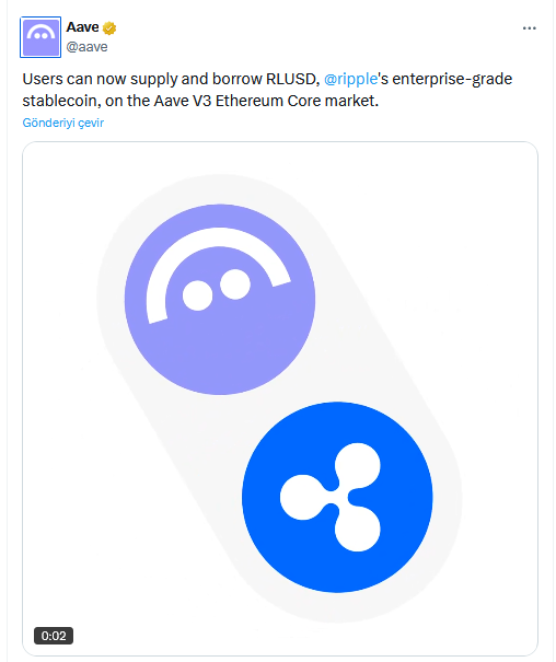 Ripple’ın Stablecoin’i RLUSD Artık Bu Altcoin’in Ağında