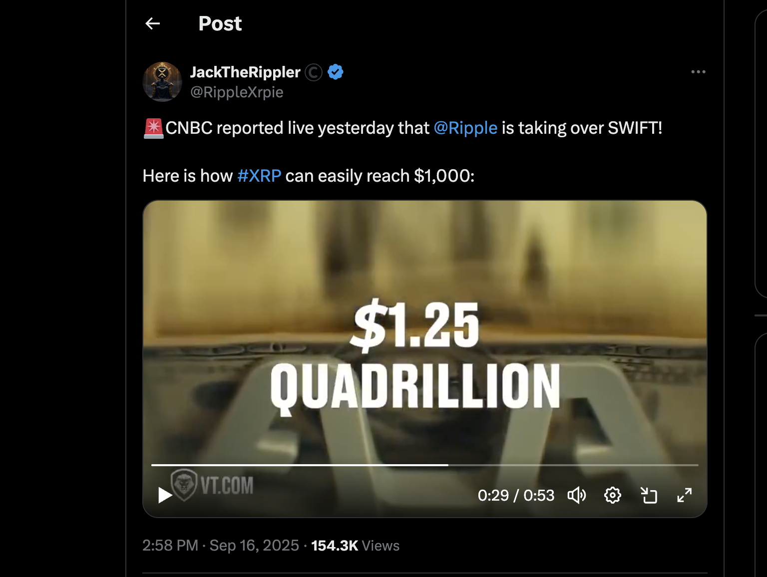 Ripple'ın SWIFT Hedefi: XRP Fiyatında 1000 Dolarlık Potansiyel mi Var?