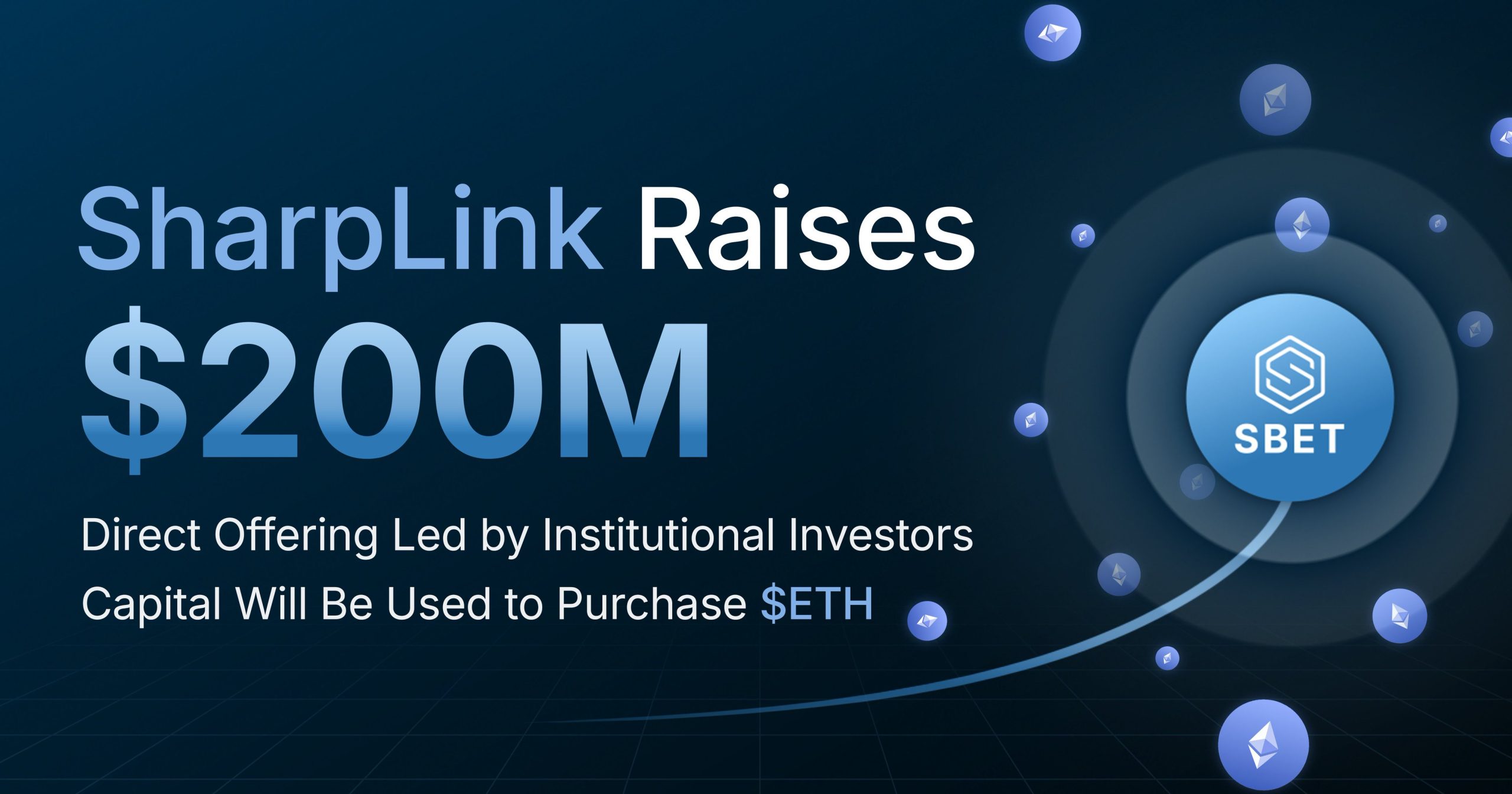 SharpLink Gaming, Ethereum Hazinesini Genişletmek İçin 200 Milyon Dolarlık Fon Topladı