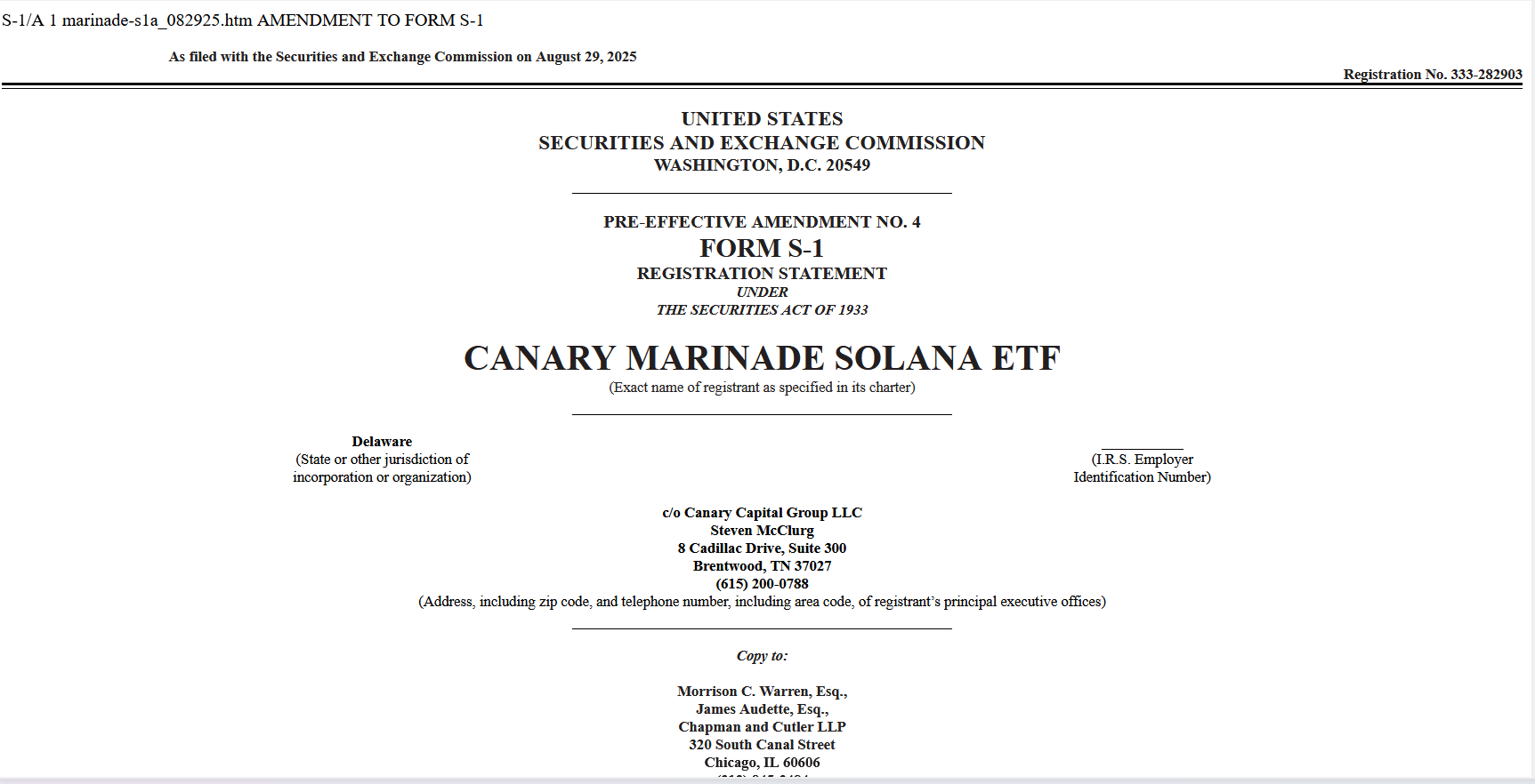 Solana ETF Başvurularında Önemli Gelişmeler: SEC'e Yeni Dosyalar Sunuldu
