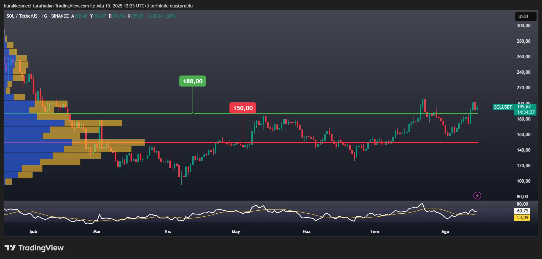 Solana (SOL) Fiyatında 205 Dolarlık Hedef Kırıldı mı? Teknik Analizler Ne Diyor?