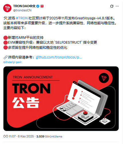 Tron’da Büyük Bir Duyuru Bekleniyor: İşte Detaylar