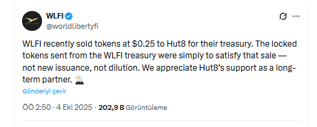 Trump Ailesi Destekli WLFI, Hut 8’e Token Sattı: Kripto Para Piyasasında Yeni Dengeler