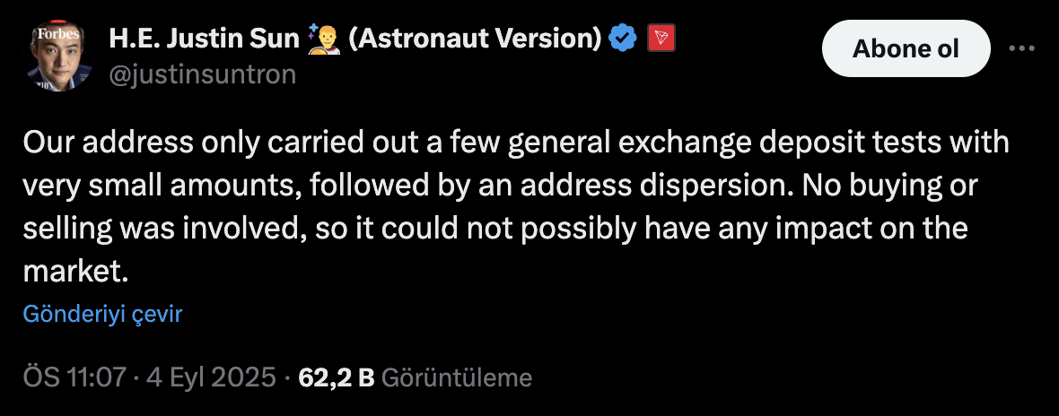 Trump Ailesinin Desteklediği World Liberty Financial, Justin Sun'ın Cüzdanını Kara Listeye Aldı