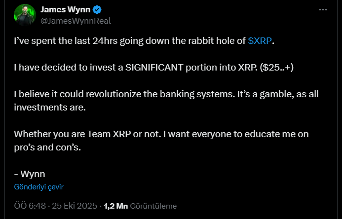 Ünlü Bitcoin Balinasından Devasa XRP Alımı