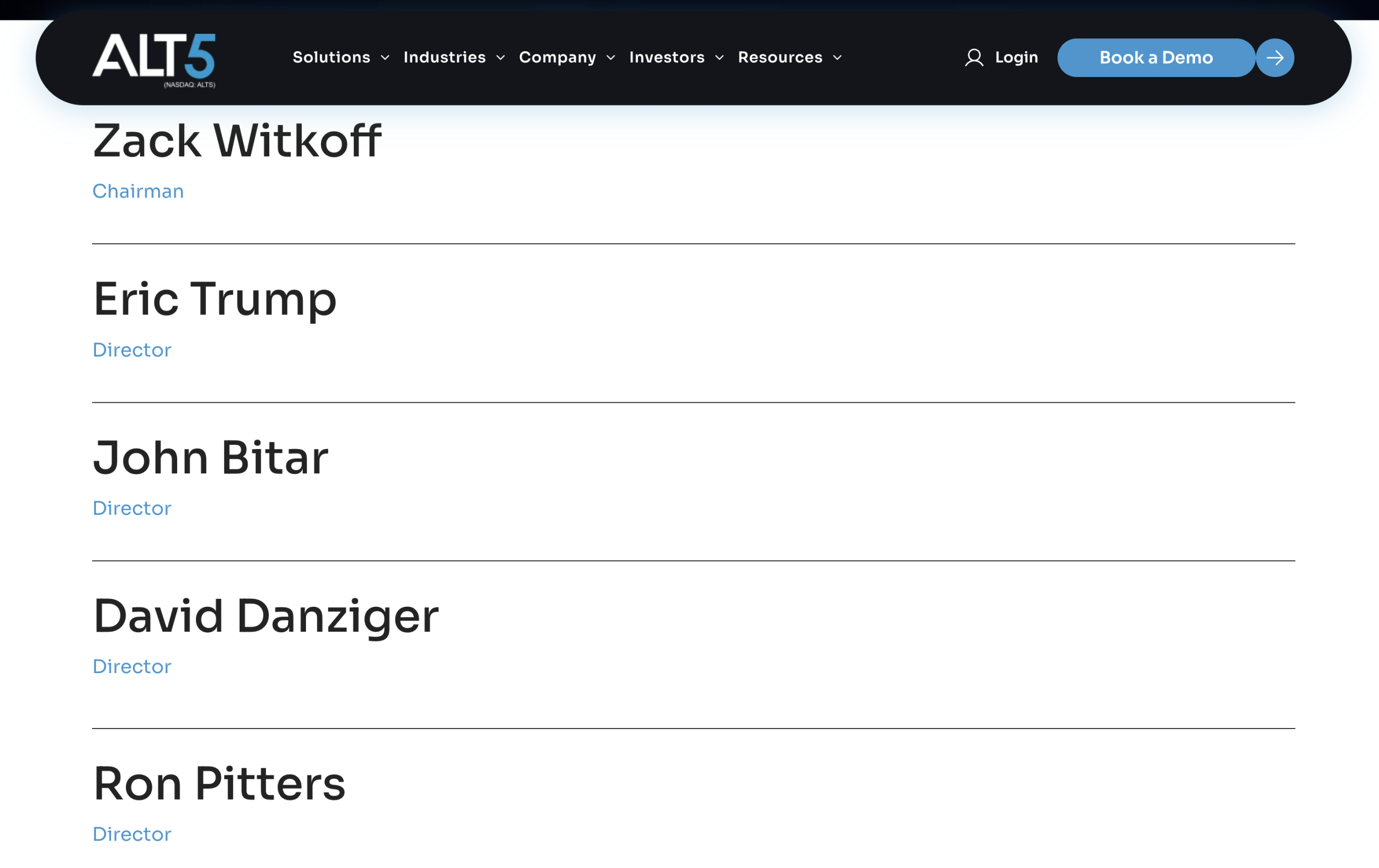 WLFI Coin’de Milyarları Kontrol Eden Alt5 Sigma’da Eric Trump Hareketliliği: Üstü Çizildi