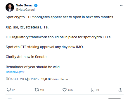 XRP ETF Onayı Ekim Ayında mı Gelecek? Uzman 60 Günlük Tahminde Bulundu