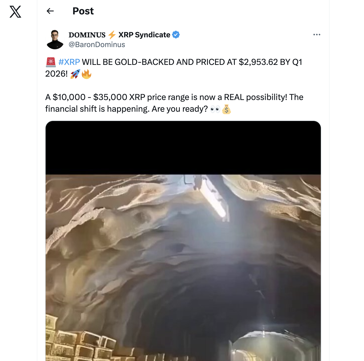 XRP’de Altın Fırtınası: Analistin Yeni Fiyat Tahminine Eski Ripple Geliştiricisinden Cevap