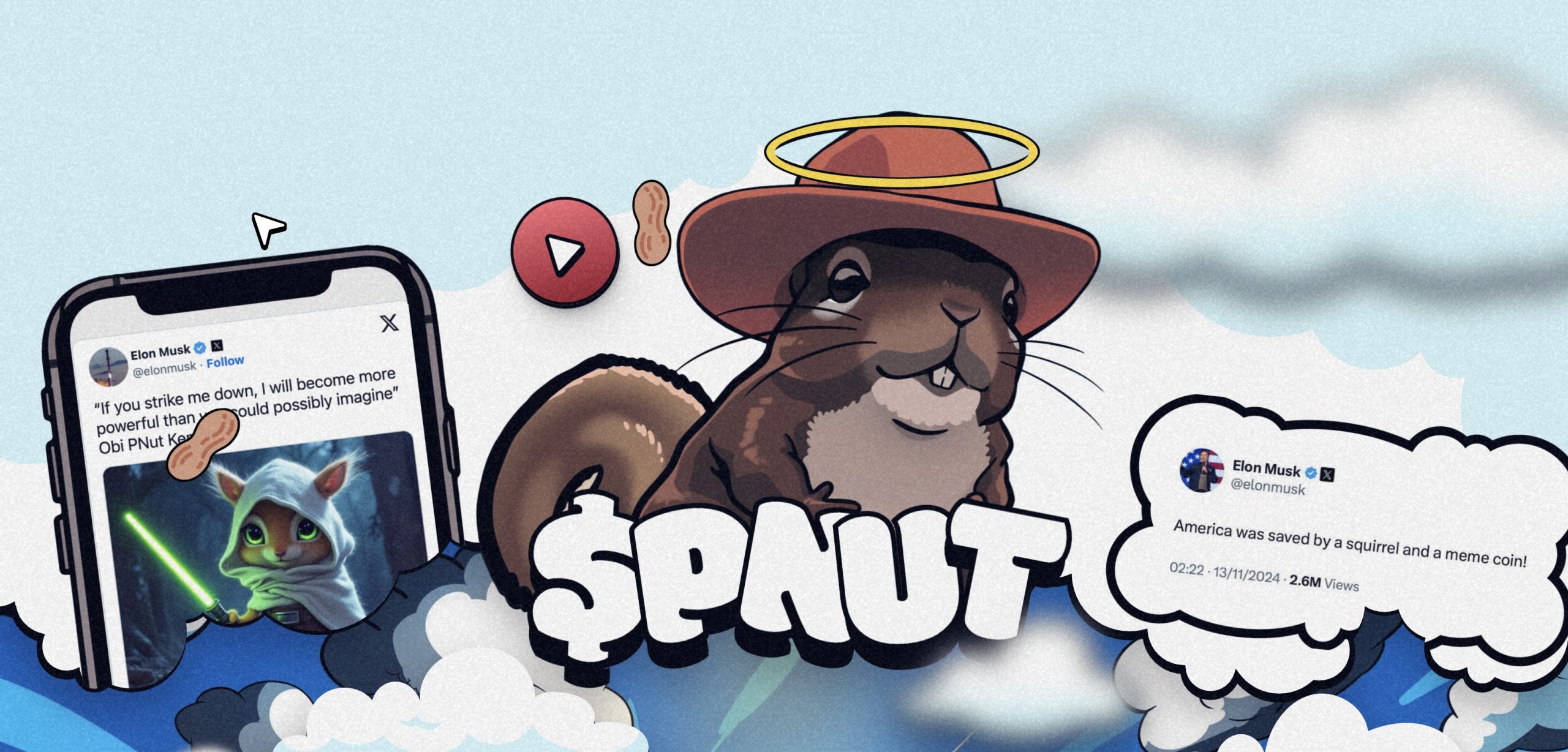 Yaralı Sincap Peanut'ın Hikayesi: PNUT Coin'in Doğuşu ve Çarpıcı Yükselişi